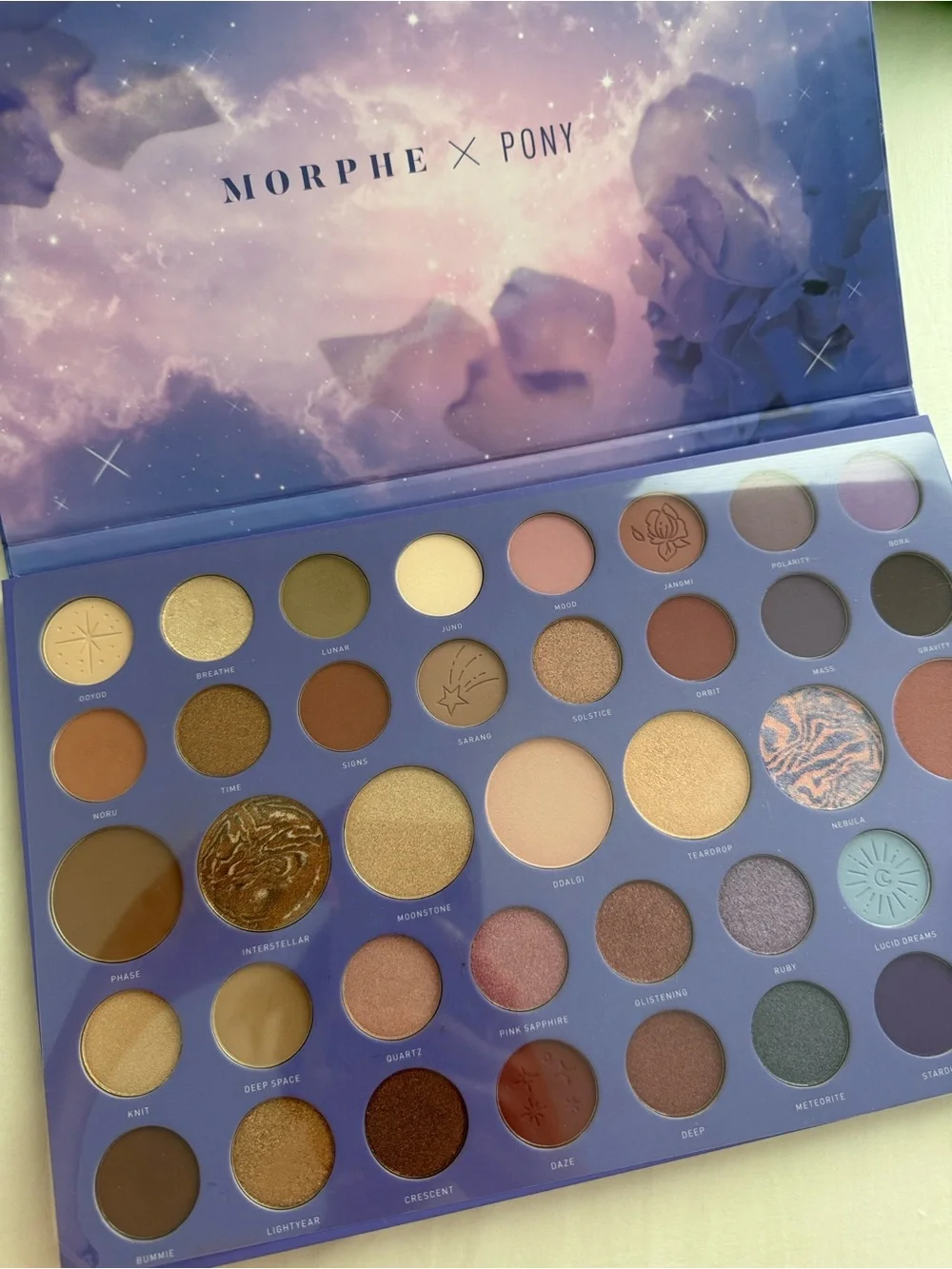 Morphe Constellation Sky Eyeshadow Palette - Purple & Pink Accents